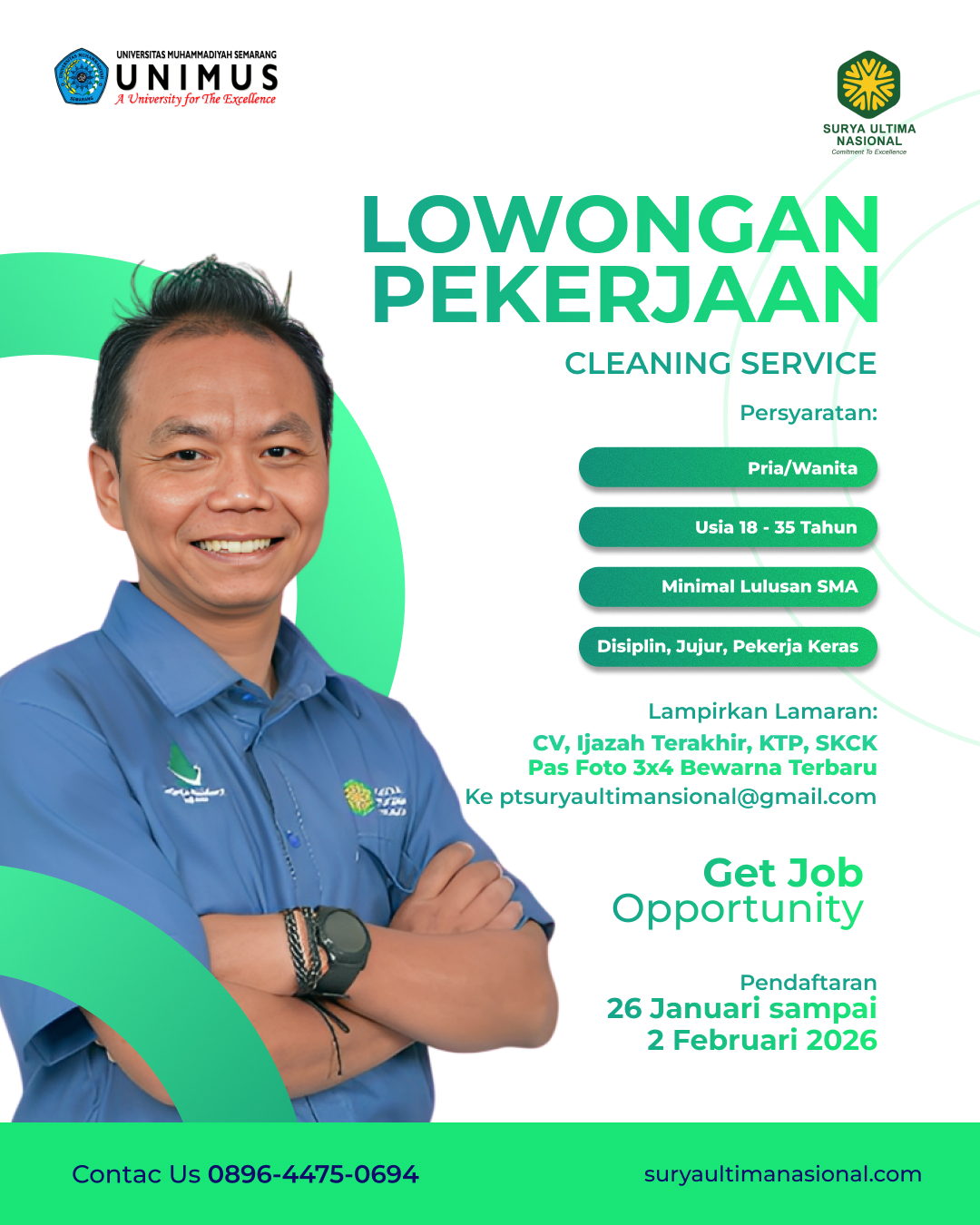 Lowongan Kerja Cleaning Service